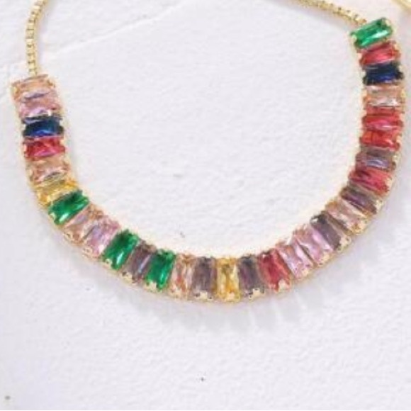 Colorful Tennis Bracelet - Picture 2 of 4